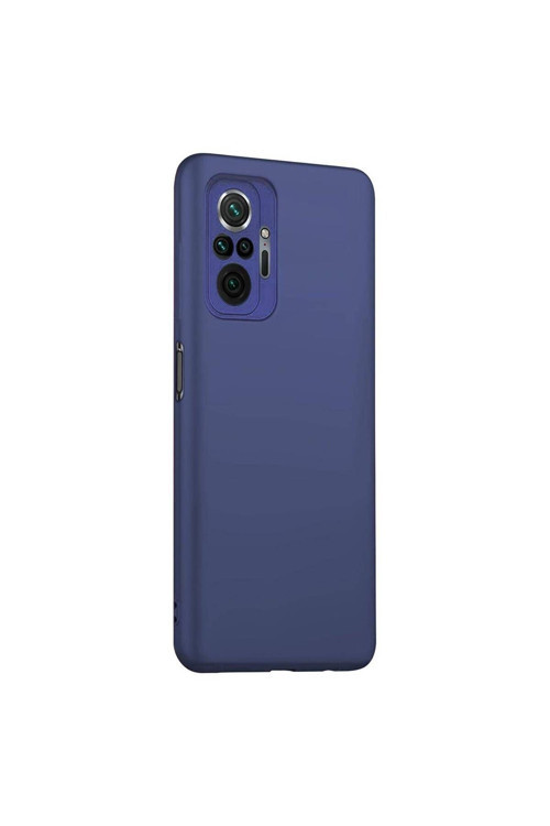 Xiaomi Redmi Note 10 Pro Premium Silikon Kılıf Mavi