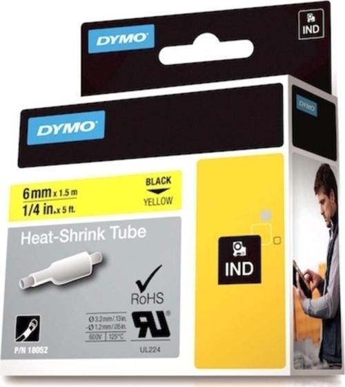 Rhinopro Isıyla Küçülen Şerit 6Mmx1,5Metre Sarı/Siyah 18052