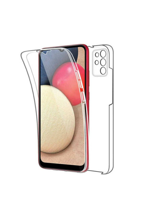 Samsung Galaxy M51 Çift Taraflı Silikon Kılıf Şeffaf