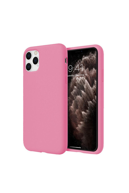 Apple Iphone 11 Pro Ince Mat Silikon Kılıf Pembe