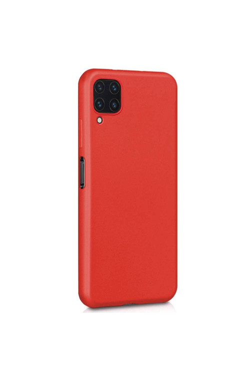 Samsung Galaxy A12 Premium Silikon Kılıf Bordo