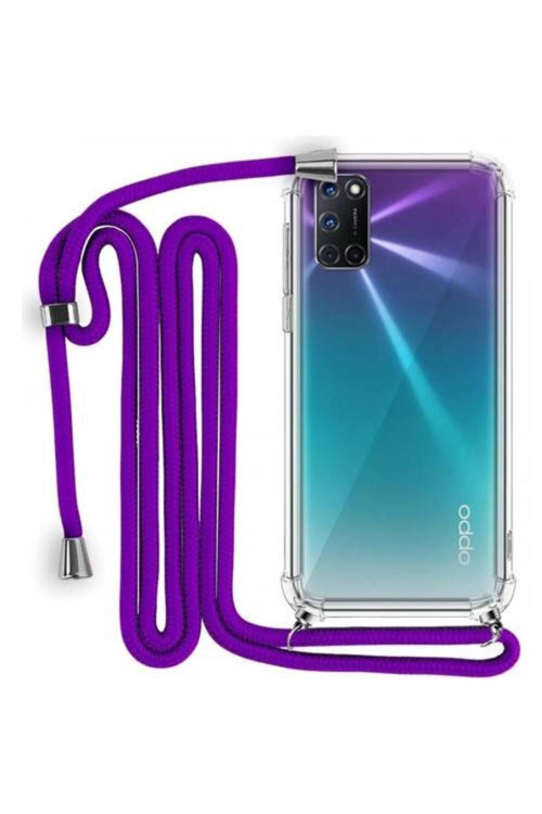 Boyun Askılı Şeffaf Tank Kılıf Oppo A72