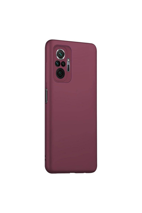 Xiaomi Redmi Note 10 Pro Premium Silikon Kılıf Mor