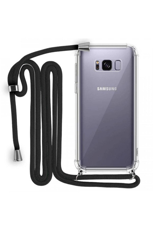 İp Askılı Tank Şeffaf Kılıf Samsung Galaxy S8 Plus