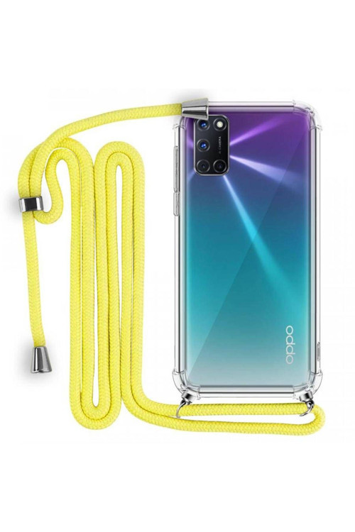 Boyun Askılı Şeffaf Tank Kılıf Oppo A72