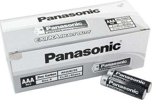 Çinko Karbon İnce Kalem Pil (Aaa) R03Ue/2S (60 Lı Paket)