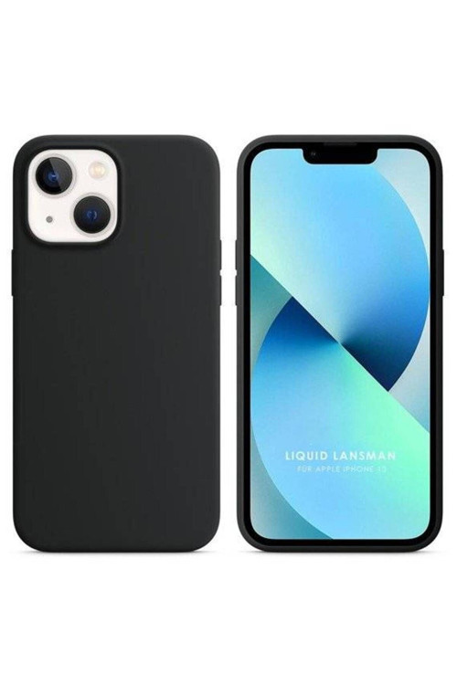 Apple Iphone 13 6.1'' Liquit Lansman Silikon Siyah