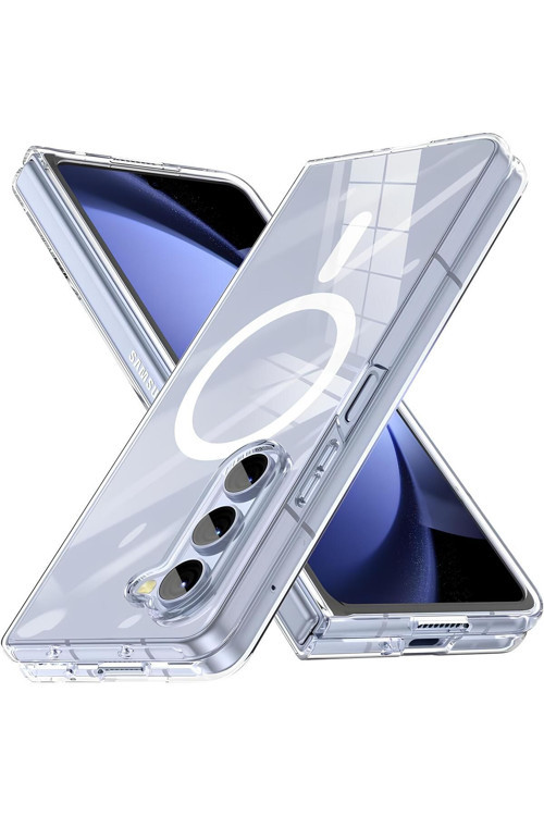 Şeffaf Mika Sararmaz Sert Magsafe Kılıf Galaxy Z Fold 5