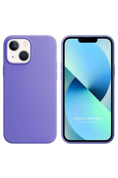 Apple Iphone 13 6.1'' Liquit Lansman Silikon Lila