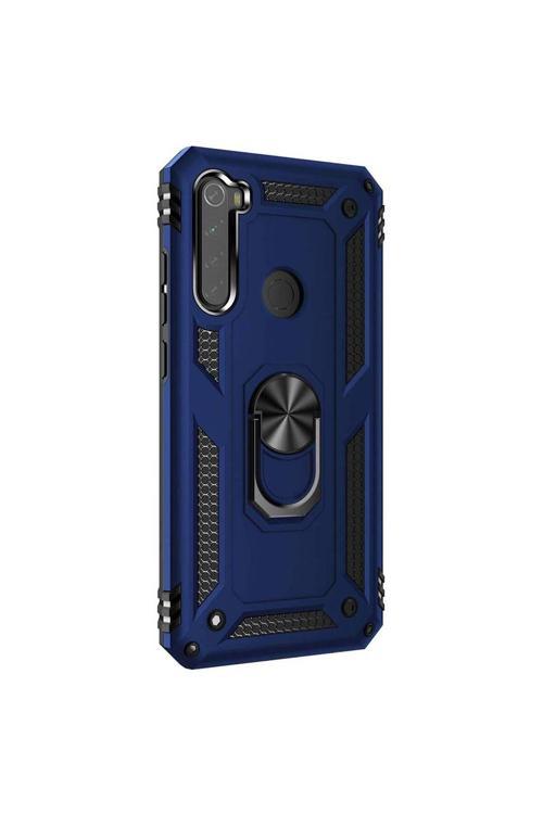 Xiaomi Redmi Note 8 Yüzüklü Tank Kılıf Lacivert