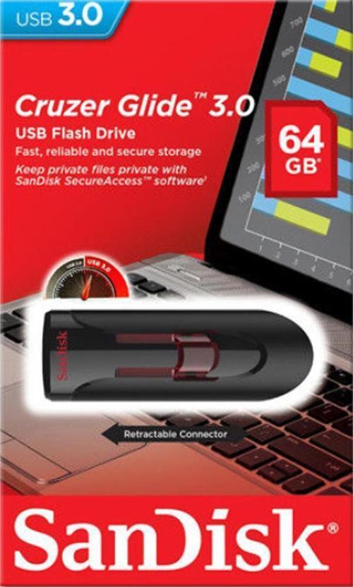 64Gb Cruzer Glide 3.0 Usb Flash Bellek Sdcz600-064G-G35