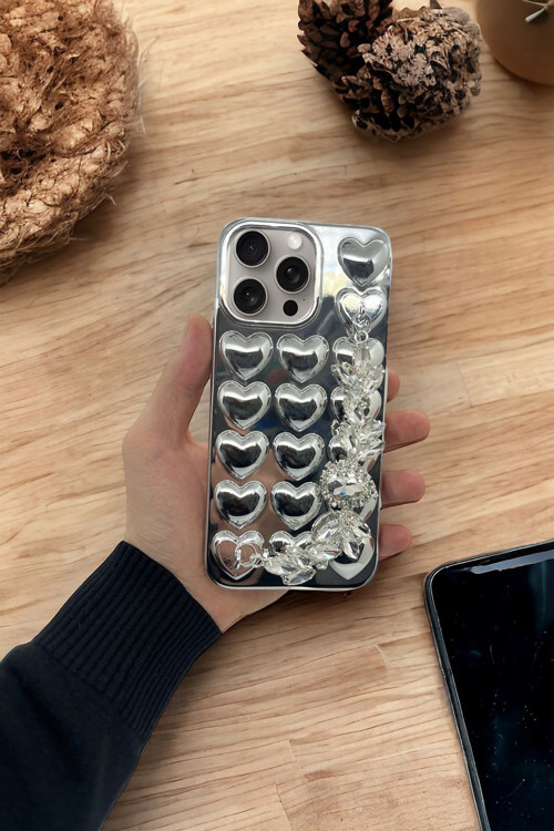 Askılı Silver Case Iphone 14
