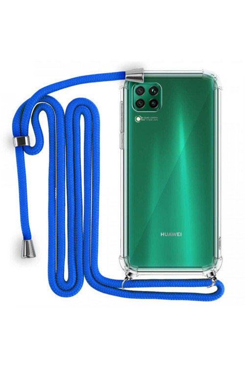 Boyun Askılı Şeffaf Tank Kılıf Huawei P40 Lite