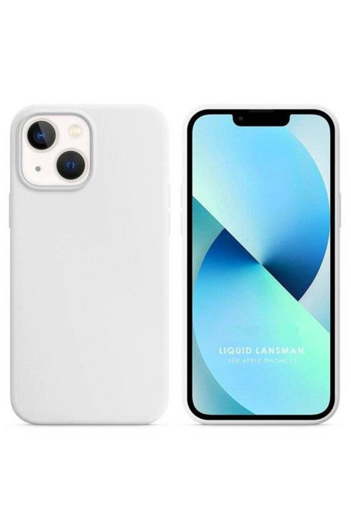 Apple Iphone 14 Plus 6.7'' Liquit Lansman Silikon Beyaz
