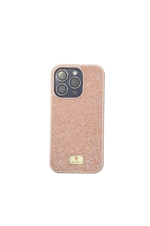 Apple İphone 14 Premium Stone Silikon Kapak Pembe