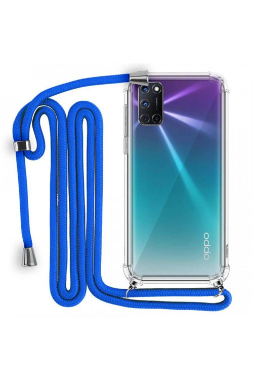 Boyun Askılı Şeffaf Tank Kılıf Oppo A92