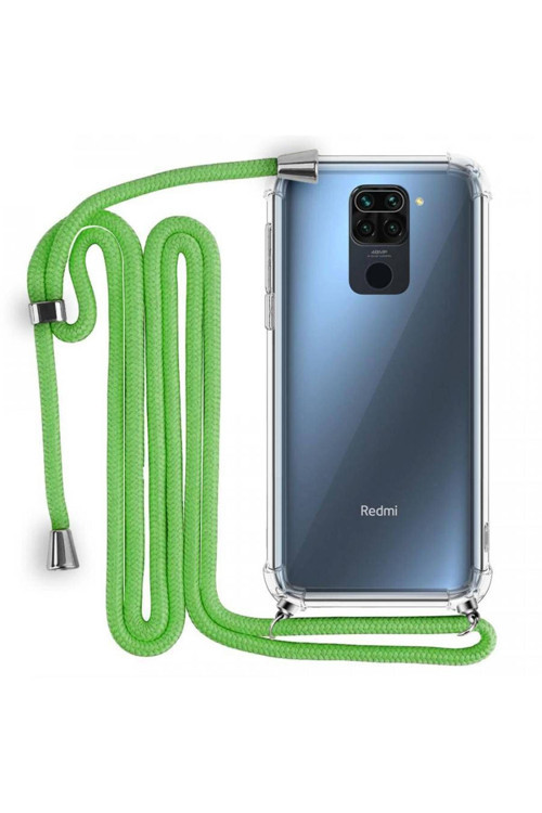 İp Askılı Tank Şeffaf Kılıf Xiaomi Redmi Note 9