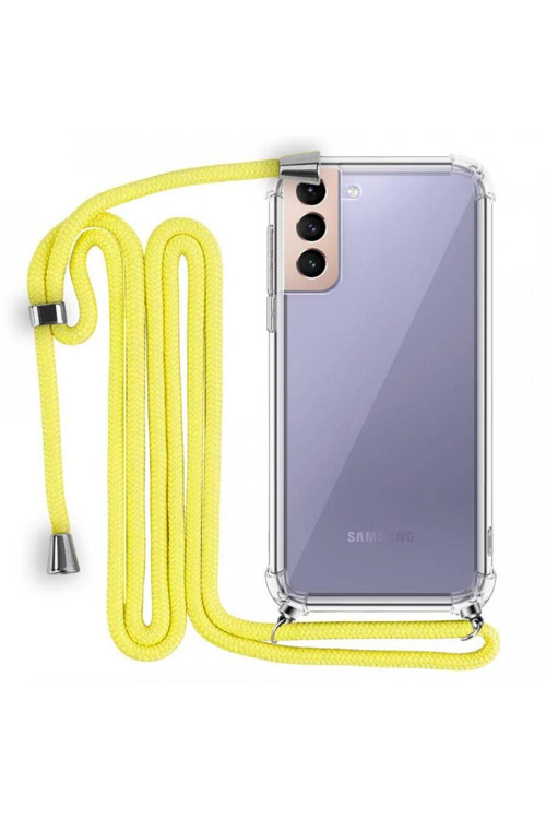 Boyun Askılı Şeffaf Tank Kılıf Samsung Galaxy S21