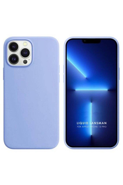 Apple Iphone 14 Pro Max 6.7'' Liquit Lansman Silikon Açık Mavi