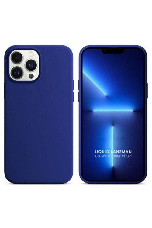 Apple Iphone 14 Pro Max 6.7'' Liquit Lansman Silikon Lacivert