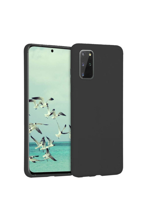 Samsung Galaxy S20 Plus Ince Mat Silikon Kılıf Siyah
