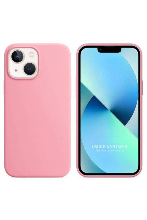 Apple Iphone 13 6.1'' Liquit Lansman Silikon Pembe