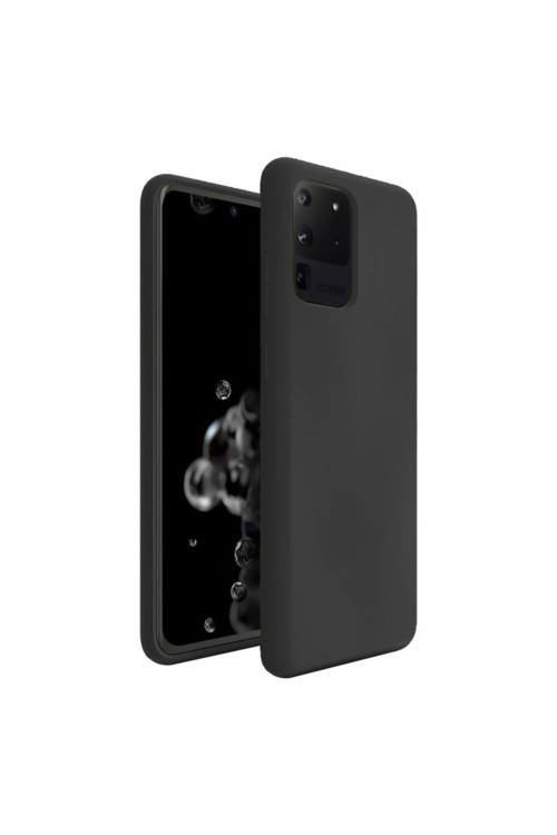 Samsung Galaxy S20 Ultra Ince Mat Silikon Kılıf Siyah