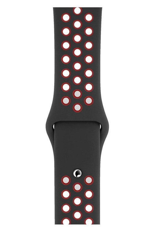 Apple Watch Series 2 40 Mm Fileli Kordon Siyah-Kırmızı