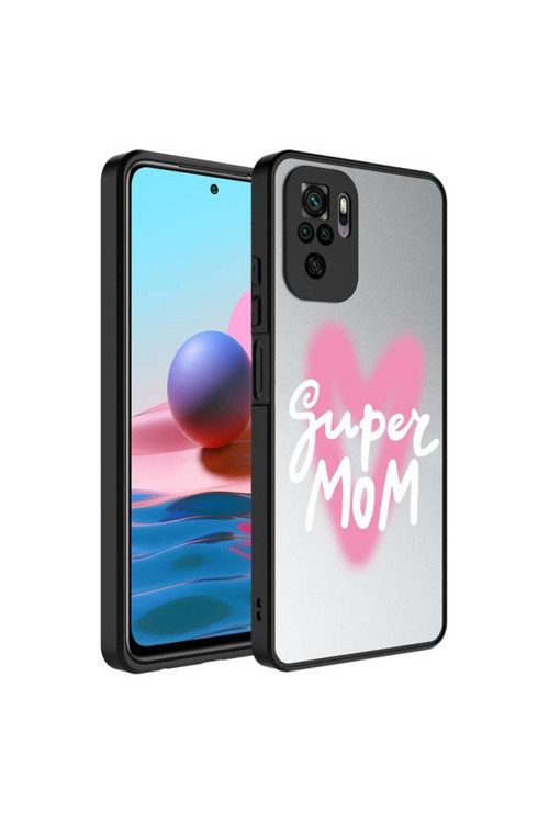 Xiaomi Redmi Note 10S Aynalı Desenli Kapak Mom