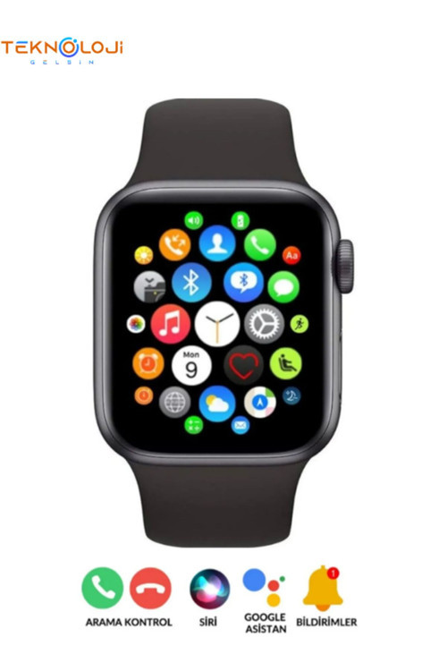 Smart Watch Akıllı Saat Türkçe Menü Arama Ve Mesaj Gösterme Ios Ve Android Uyumlu Spor Sağlık Mod