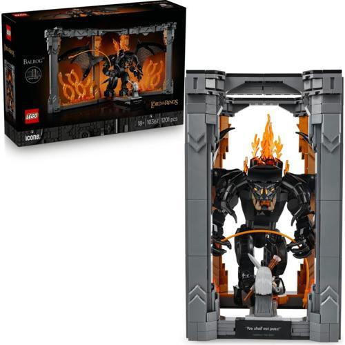 10367 Icons Yüzüklerin Efendisi: Balrog Kitaplık Dekoru  (1201 Parça)