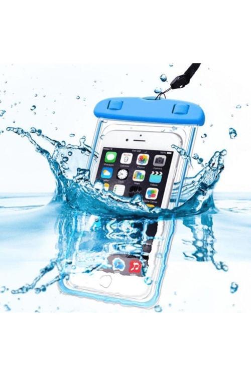 Su Geçirmez Kılıf Bütün Telefon Modelleri Ile Uyumlu Askılı Waterproof Siyah