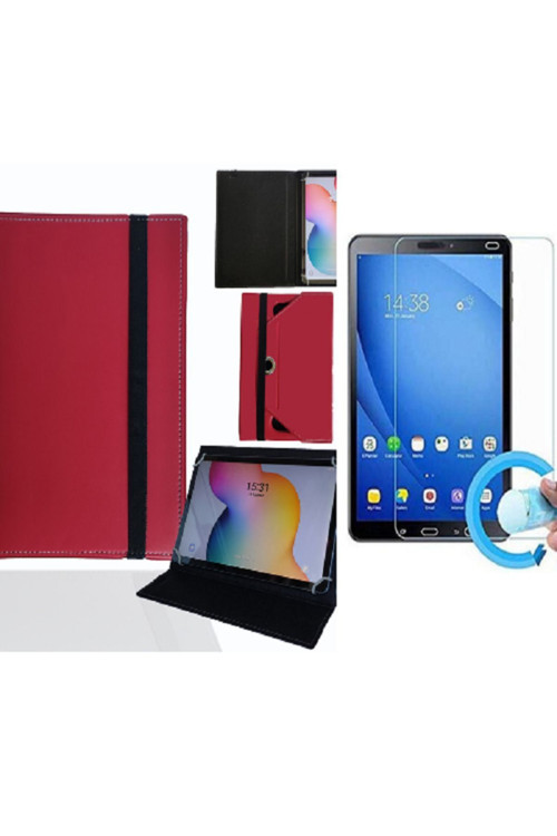 Hometech Premium Tab 8 - 8" Tablet Uyumlu Standlı Tablet Kılıfı + Nano Ekran Koruyucu