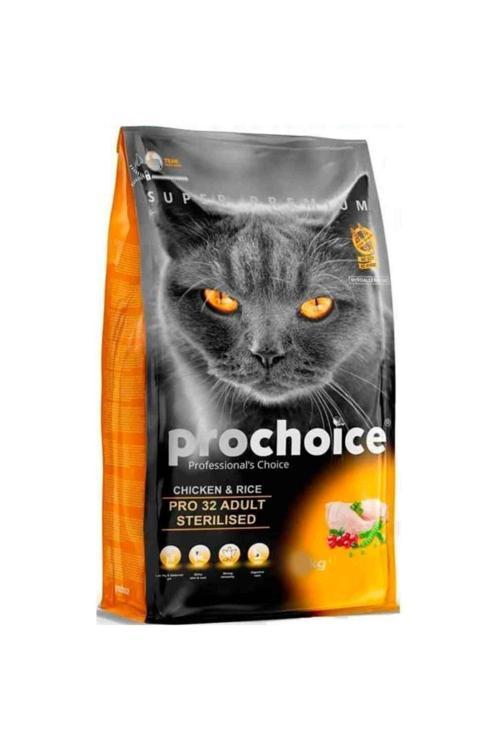 Pro Choice Pro32 Tavuklu Pirinçli Kısırlaştırılmış Kedi Maması 2 Kg