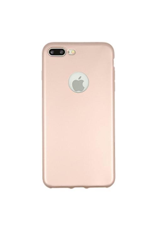 Uyumlu Iphone 8 Plus Premium Silikon Kılıf Rose Gold