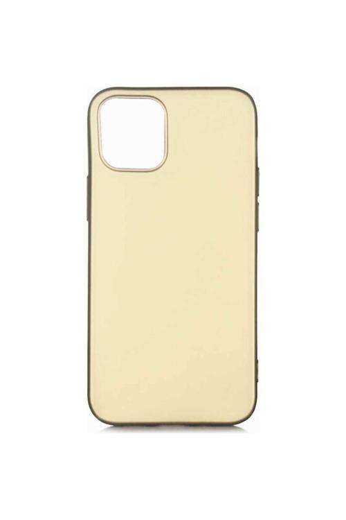 Iphone 12 Pro (6.1'') Uyumlu Premium Silikon Kılıf Gold