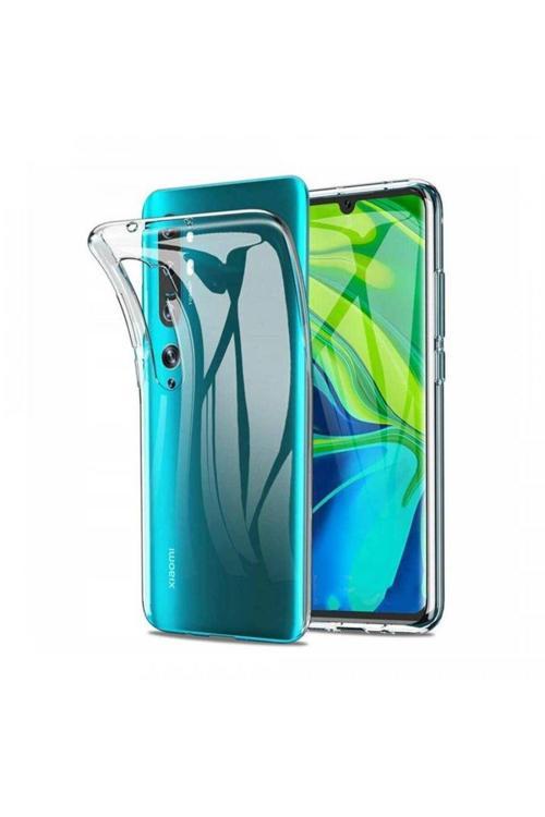 Xiaomi Mi Note 10 Çift Taraflı Silikon Kılıf Şeffaf