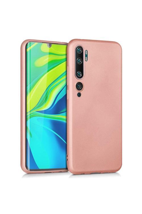 Xiaomi Mi Note 10 Premium Silikon Kılıf Rose Gold