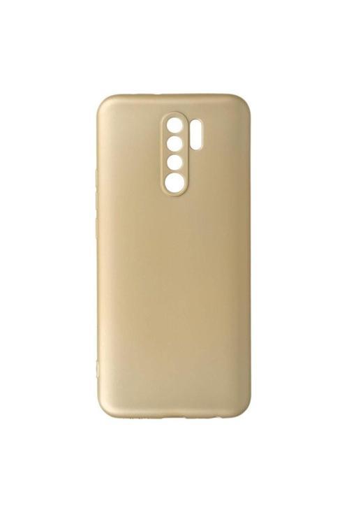 Xiaomi Redmi 9 Premium Silikon Kılıf Gold