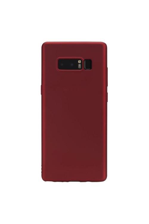 Samsung Galaxy Note 8 Premium Silikon Kılıf Bordo
