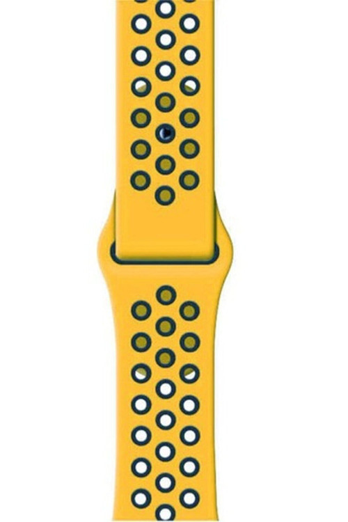 Apple Watch Series Se 44 Mm Fileli Kordon Sarı-Siyah