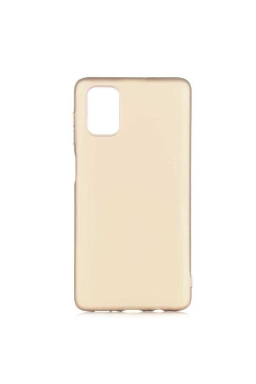 Samsung Galaxy M51 Premium Silikon Kılıf Gold