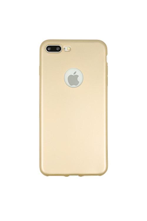 Iphone 8 Plus Uyumlu Premium Silikon Kılıf Gold