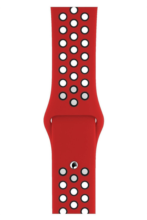 Apple Watch Series Se 44 Mm Fileli Kordon Kırmızı-Siyah