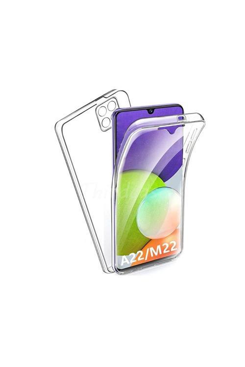 Samsung Galaxy A22 Çift Taraflı Silikon Kılıf