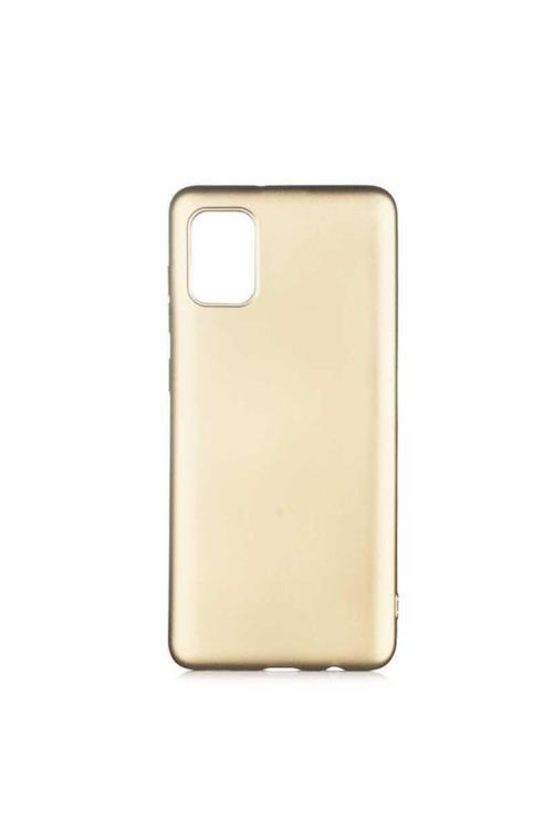 Samsung Galaxy A71 Premium Silikon Kılıf Gold