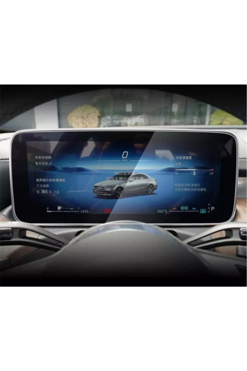 Mercedes Yeni C Seri Direksiyon Arkası 12.3 Inç Dijital Gösterge Ekran Nano Koruyucu