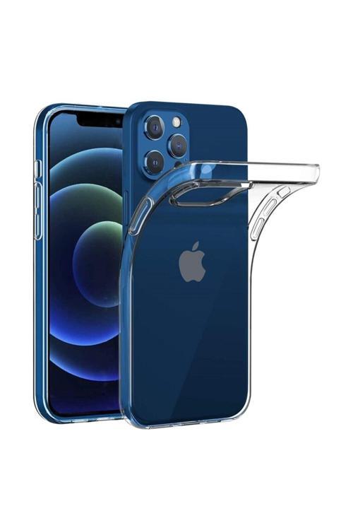 Iphone 12 Pro (6.1'') Uyumlu Premium Silikon Kılıf Şeffaf