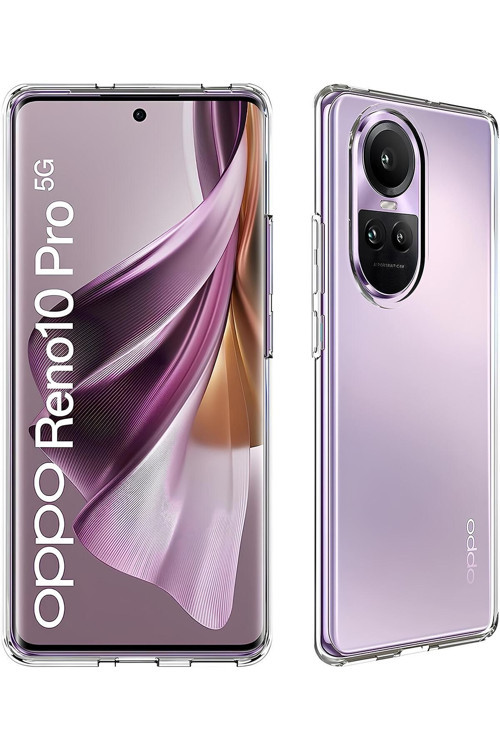 Oppo Reno 10 Pro Premium Şeffaf Silikon Kılıf