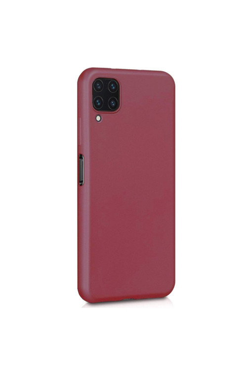 Samsung Galaxy A12 Premium Silikon Kılıf Mor